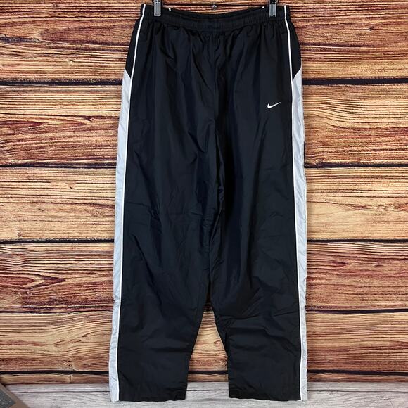 Vintage Nike 2pc Silver Tag Black & Gray Windbreaker Track Suit - Picture 3 of 11